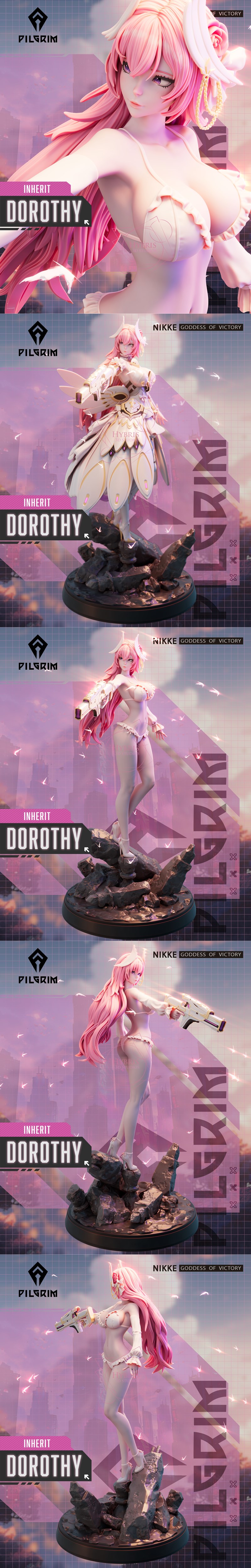 Hybris Studios - 灰姑娘 - 3D打印模型|Hybris Studios – Dorothy – 3D Print Model STL