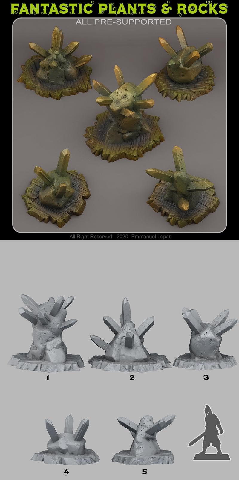 Trap Rocks 3D打印模型|Trap Rocks – 3D Print Model STL