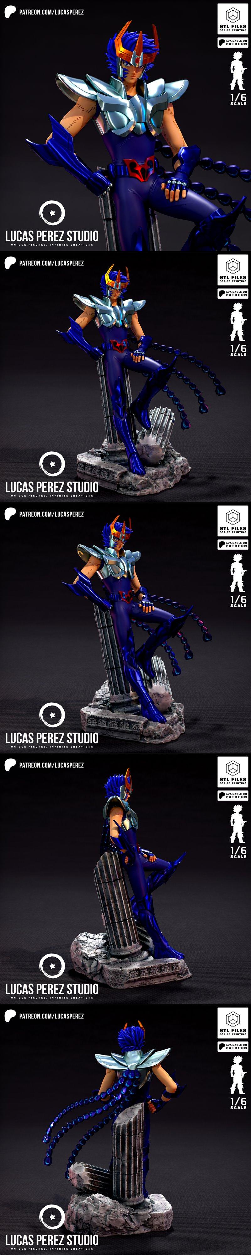 Lucas Perez Studio - 伊基·费尼克斯 3D打印模型|Lucas Perez Studio – Ikki Fenix – 3D Print Model STL