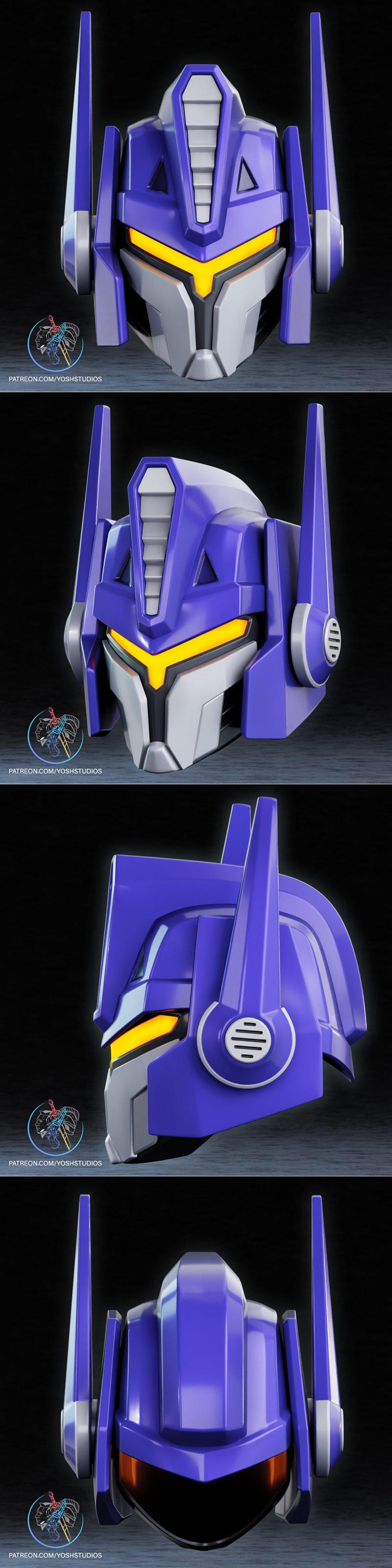 奥特姆·雷因哈特头盔——3D打印模型|Optimus Reinhardt Helmet – 3D Print Model STL