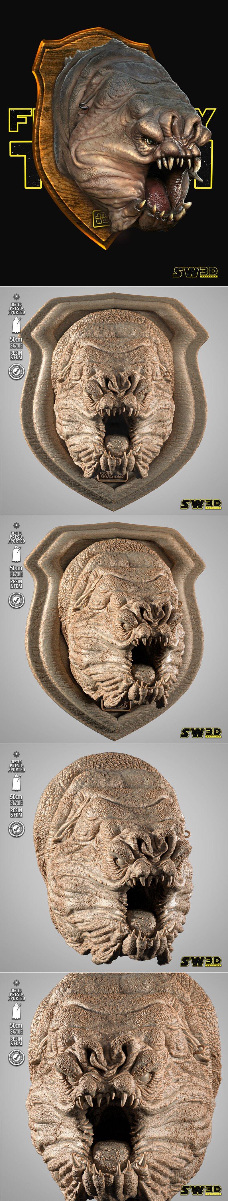 SW3D - 《曼达洛人》巨兽墙 3D打印模型|SW3D – Rancor Wall – 3D Print Model STL