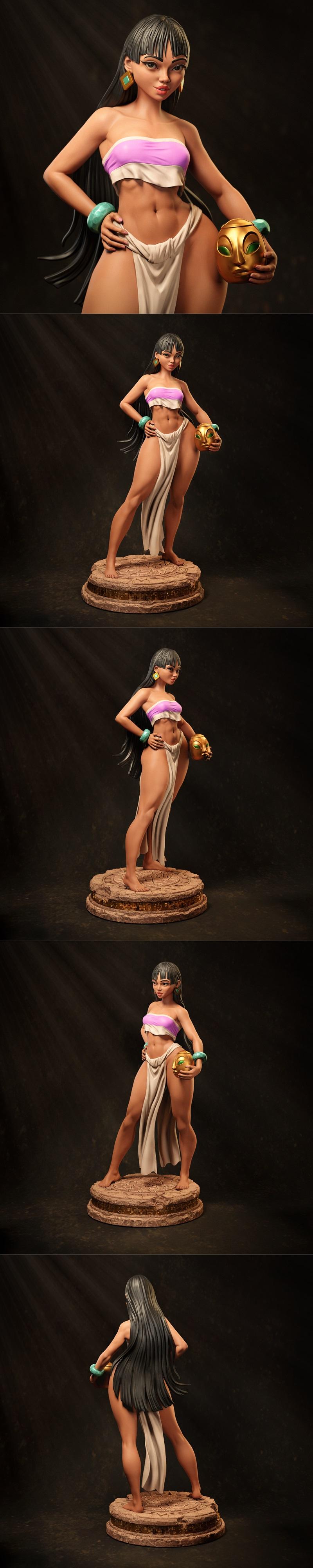 Ca 3D工作室 - 动漫游戏角色3D打印模型 STL|Ca 3d Studios – Chel – 3D Print Model STL