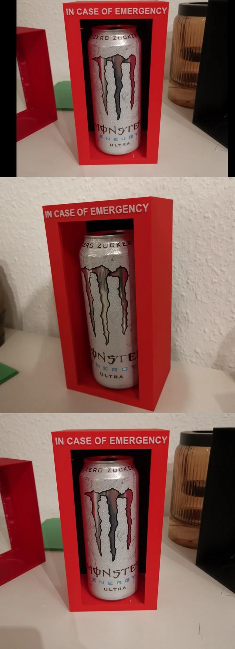 500ml应急能量啤酒 3D打印模型|Dose 500ml – In case of emergency – Energie Bier – 3D Print Model STL