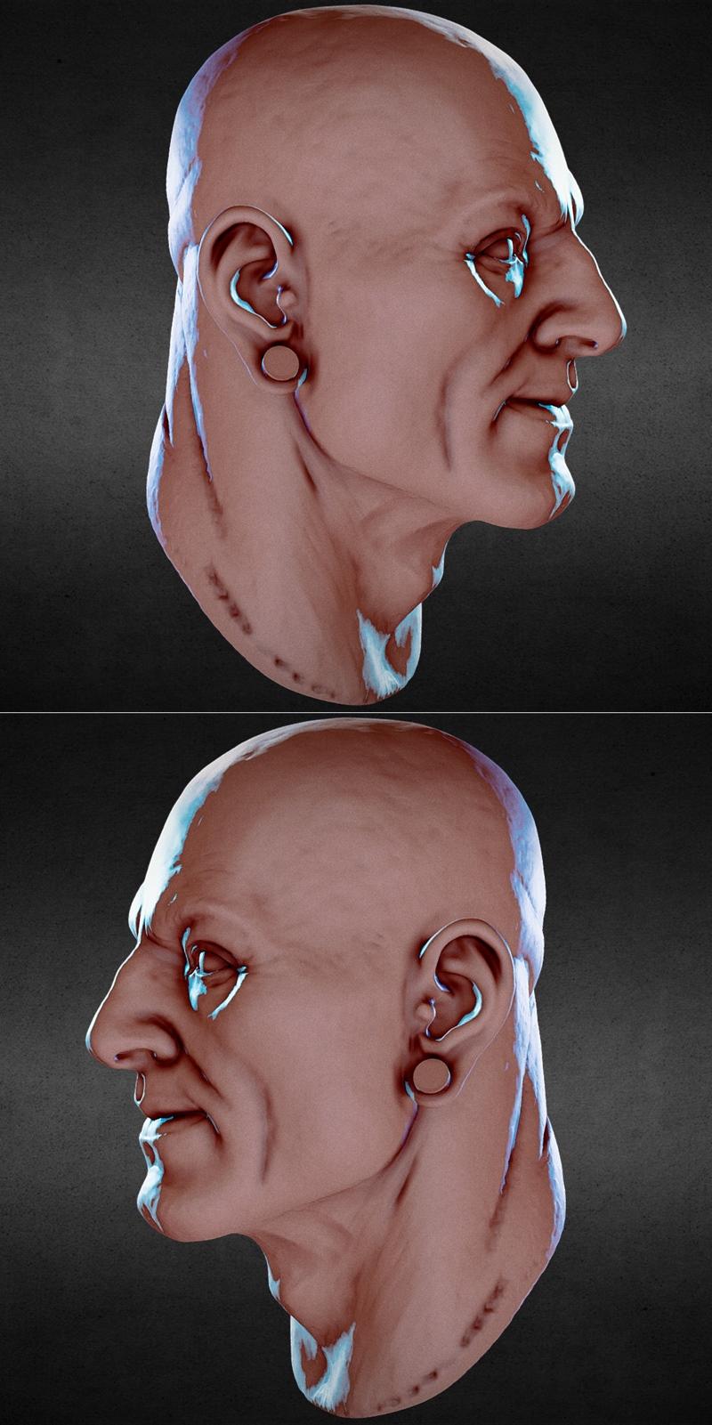 随机战士头像 - 3D打印模型|Random warrior head – 3D Print Model STL