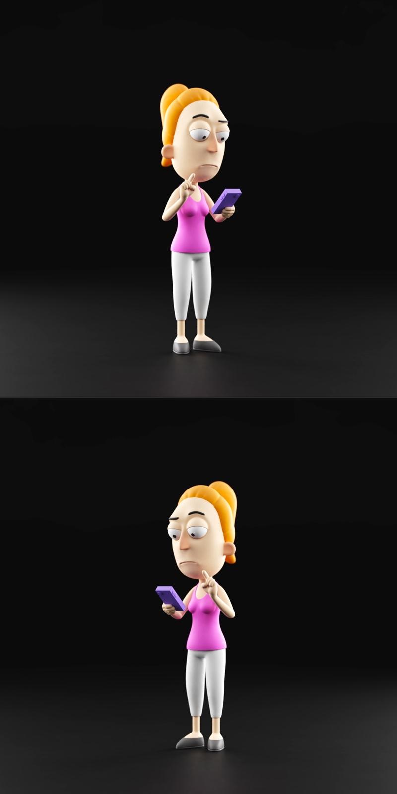 Summer Smith - 3D打印模型 - 动漫角色模型|Summer Smith – 3D Print Model STL