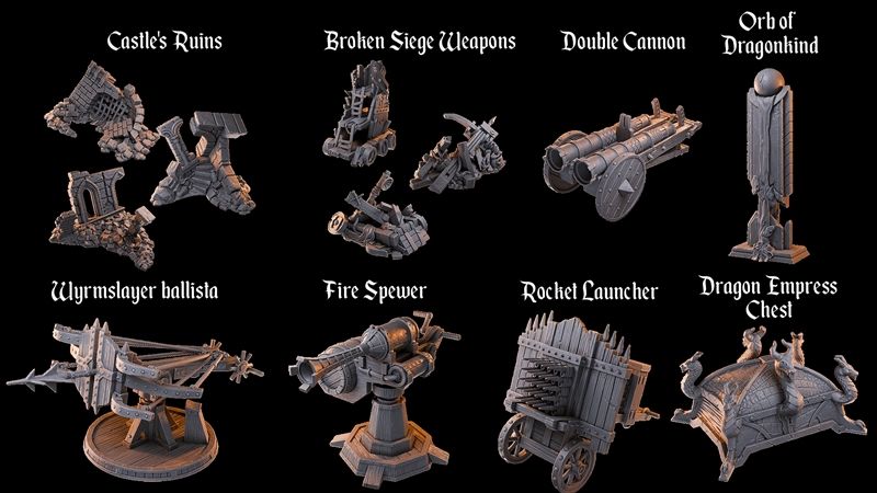 Loot Studios《龙裔崛起》3D打印模型|Loot Studios – Rise of Draconians – 3D Print Model STL