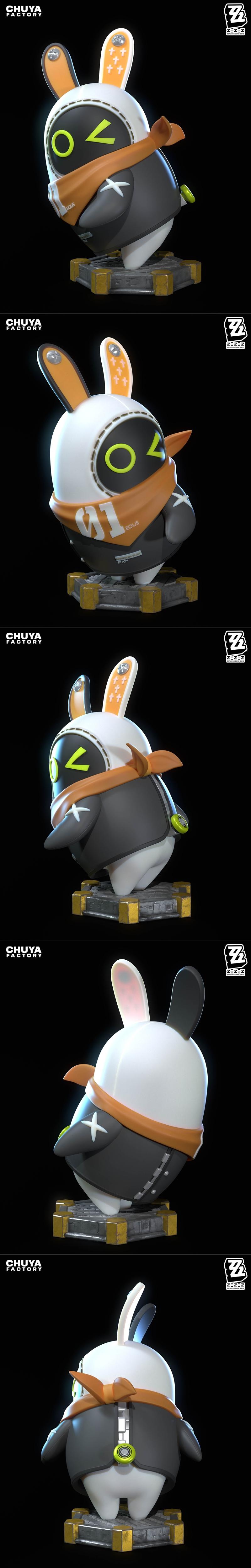 Chuya工厂 - 无限回响 - 伊欧斯3D打印模型|Chuya Factory – Eous from Zenless Zone Zero – 3D Print Model STL