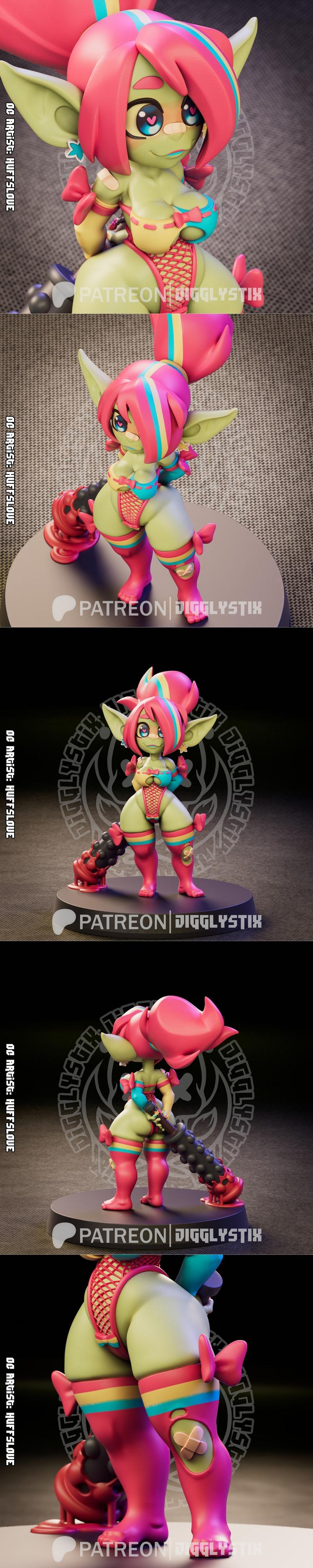 糖果小妖精——3D打印模型|Candy Goblin – 3D Print Model STL