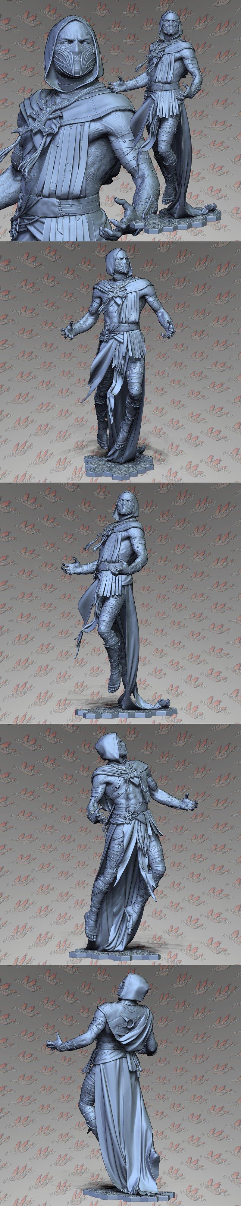 Prey Collection Studio - Ermac MK12 3D打印模型|Prey Collection Studio – Ermac MK12 – 3D Print Model STL
