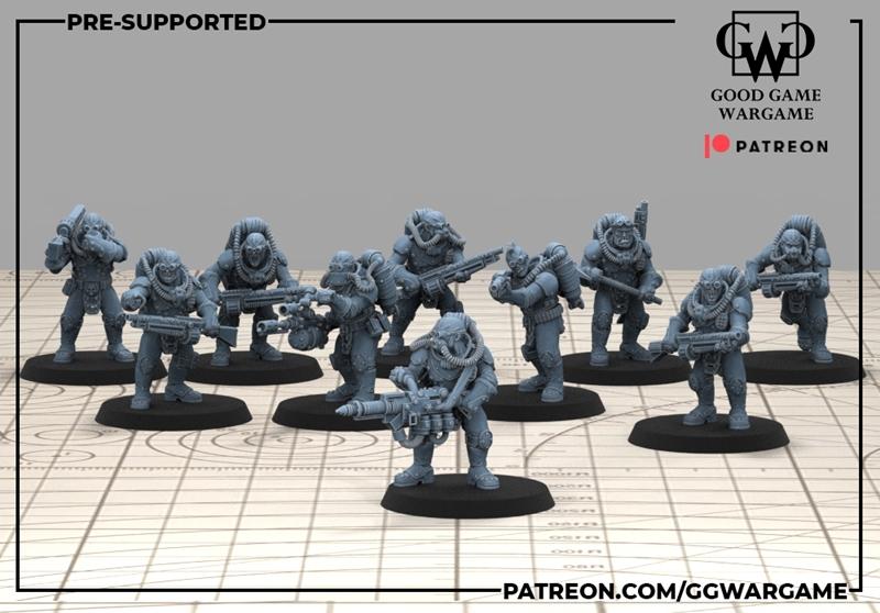 GGW mutant 3D打印模型|GGW – Mutants – 3D Print Model STL