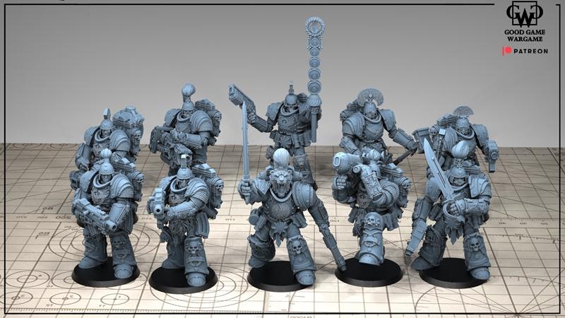 GGW-欢迎包 顿安斯战士 3D打印模型|GGW – Wellcome Pack Tonantis Warrior – 3D Print Model STL