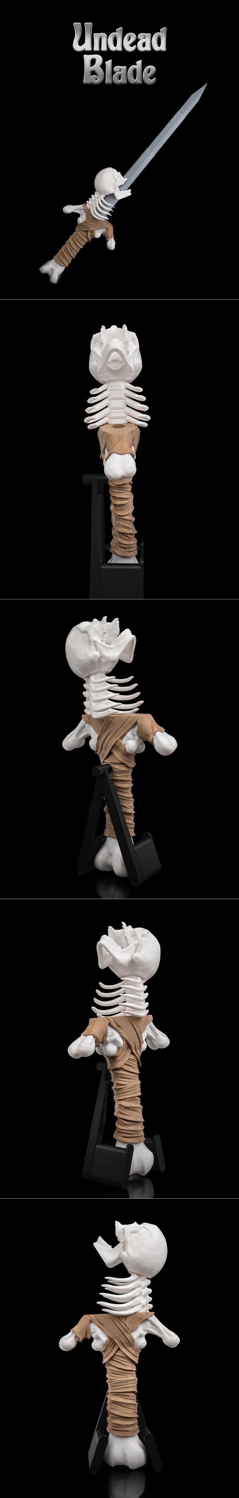 Stlflix - 亡者之刃 - 3D打印模型|Stlflix – Undead Blade – 3D Print Model STL