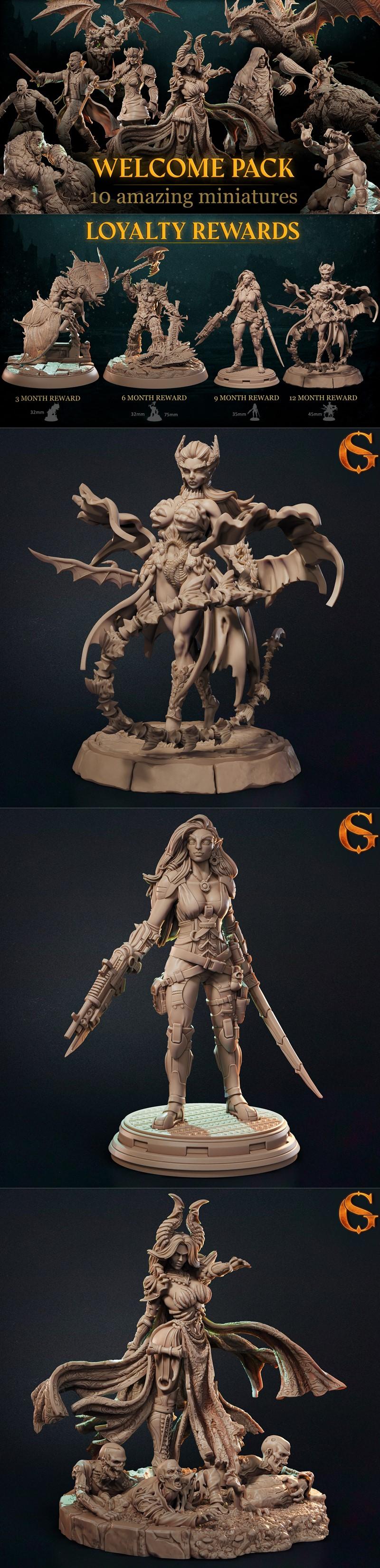 SolGood Creation - 2025年1月欢迎礼包 - 3D打印模型 STL|SolGood Creation – Welcome Pack January 2025 – 3D Print Model STL