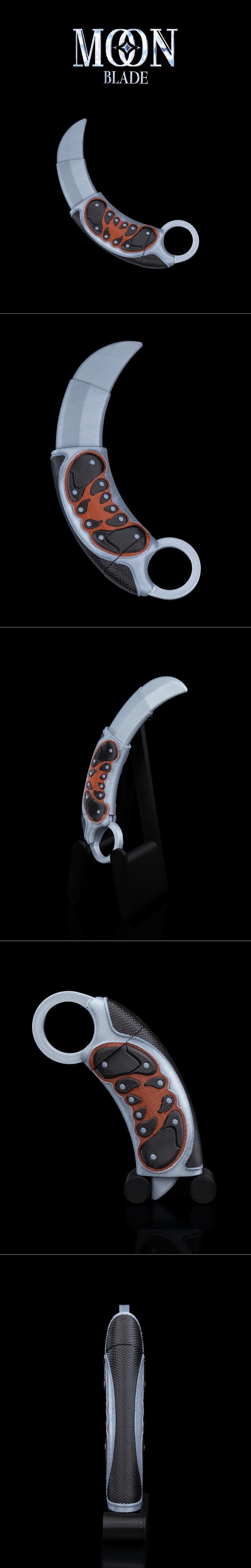 Stlflix - 月之刃 - 3D打印模型|Stlflix – Moon Blade – 3D Print Model STL