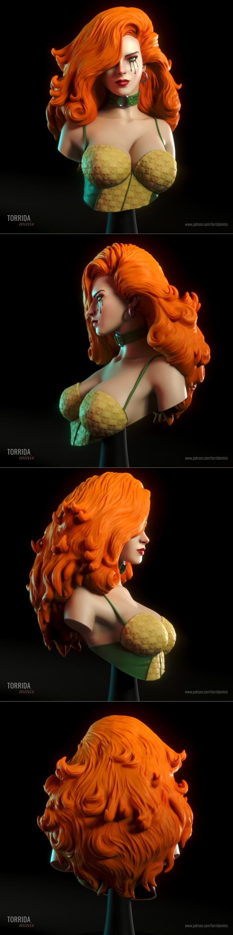 Torrida Minis - 朝曦胸甲 - 3D打印模型|Torrida Minis – Dawn bust – 3D Print Model STL