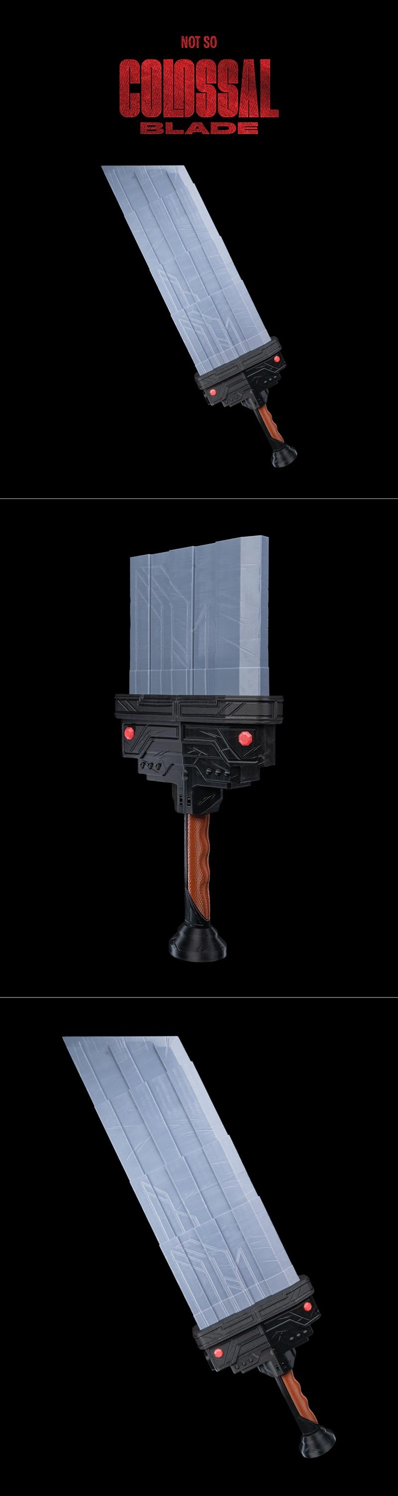 Stlflix – 不那么巨大的刀 – 3D打印模型|Stlflix – (Not so) Colossal Blade – 3D Print Model STL