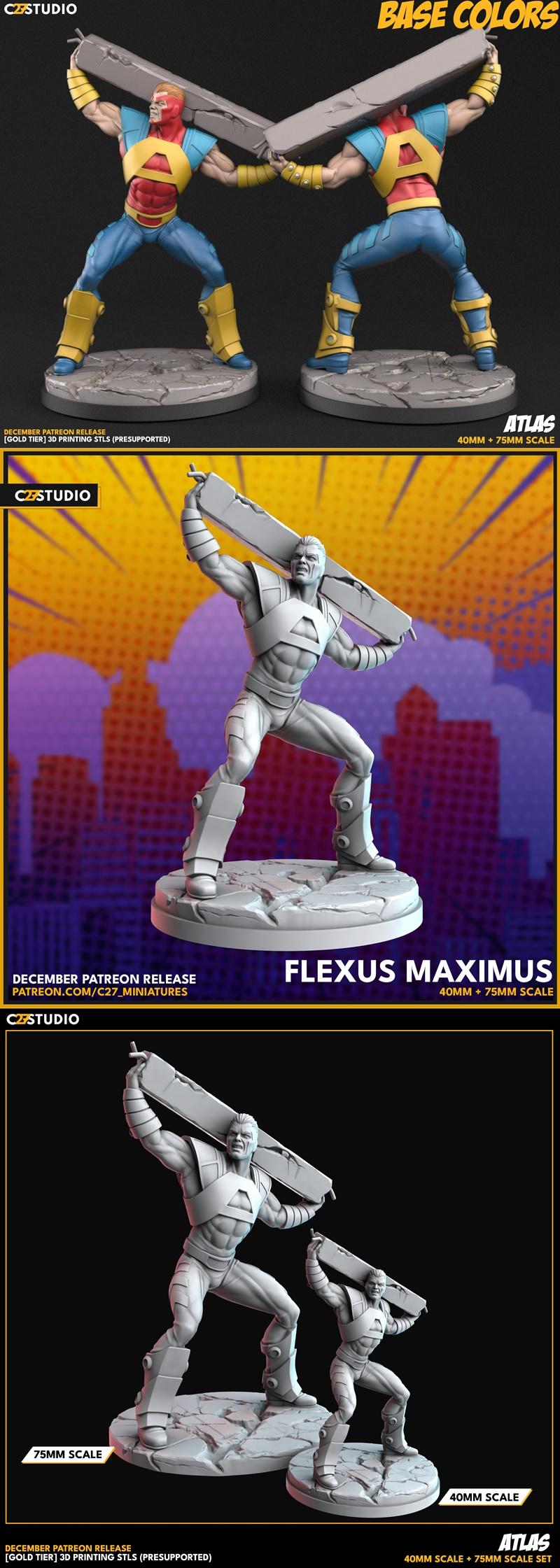 ATLAS - 3D打印动漫角色模型|Atlas – 3D Print Model STL