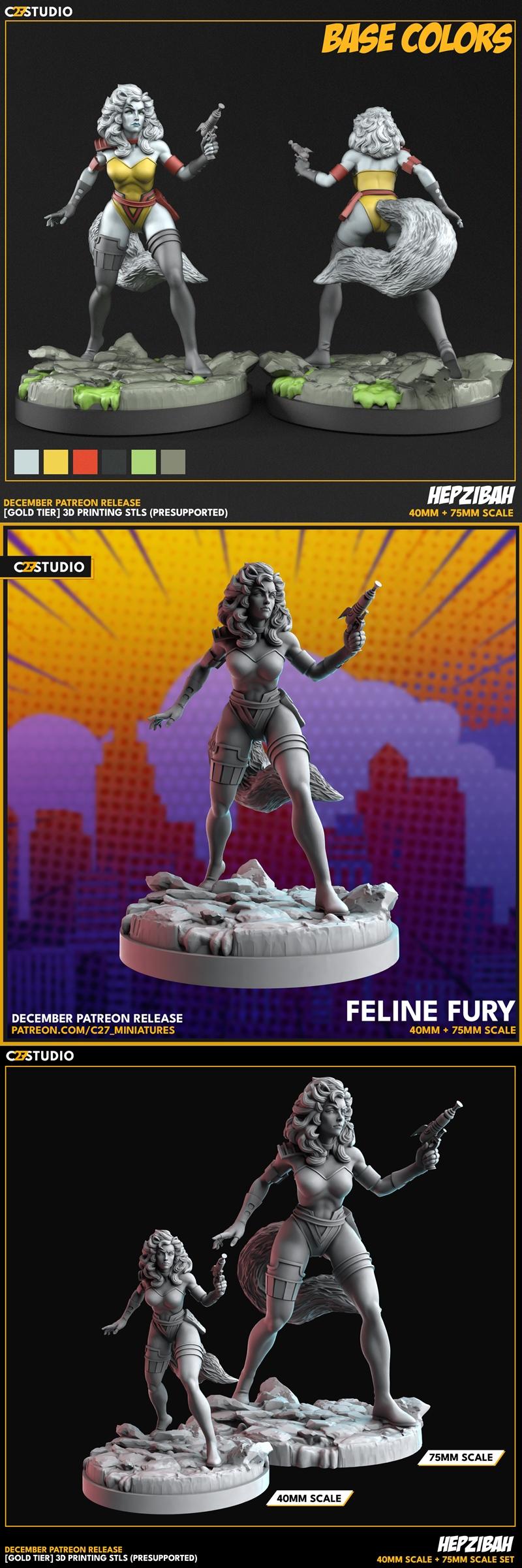 赫兹伊巴——3D打印模型|Hepzibah – 3D Print Model STL