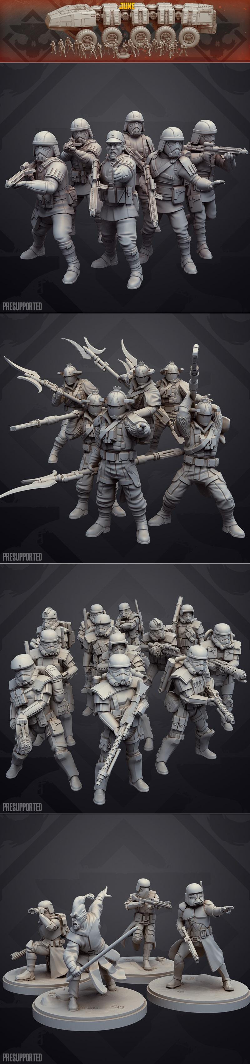Skullforge Studios 2023年3D打印模型：动漫游戏角色立体模型集|Skullforge Studios June 2023 – 3D Print Model STL