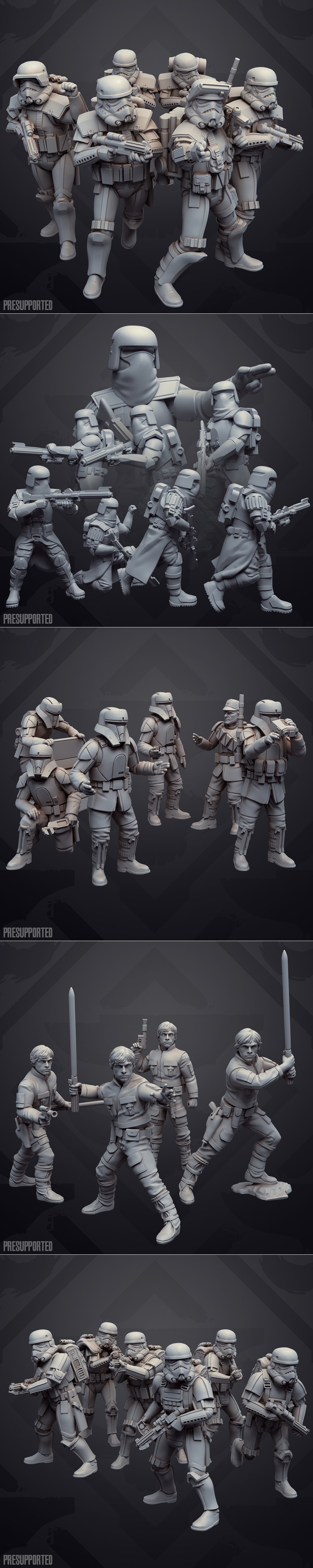 Skullforge Studios 2023年3D打印模型：动漫游戏角色立体模型集|Skullforge Studios June 2023 – 3D Print Model STL