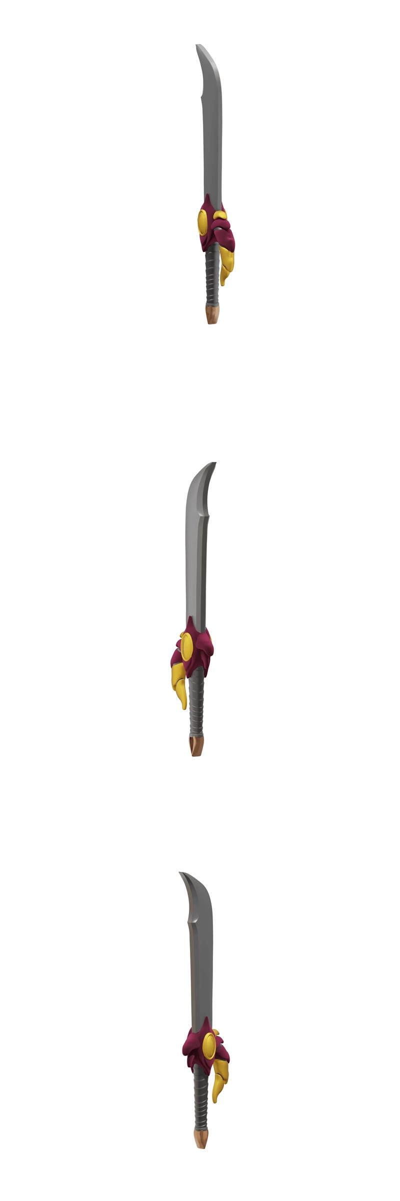 《Solo Levelling 之 demon king's dagger 3D打印模型》|Demon King’s Dagger- Solo Levelling – 3D Print Model STL