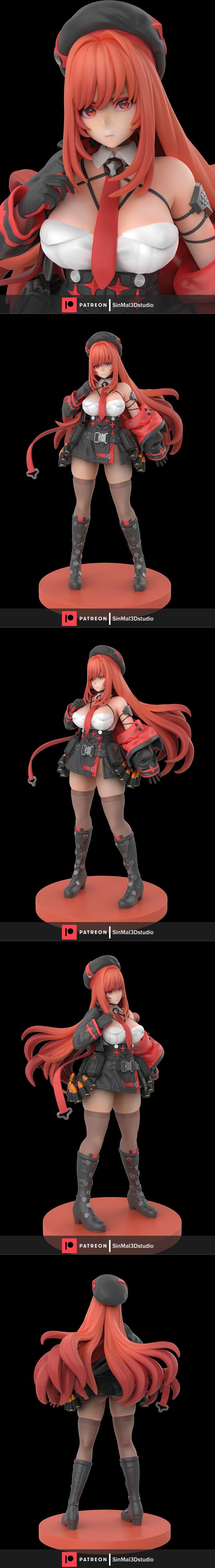 Sin3D工作室 - NIKKE - Rapi 3D打印模型|Sin3Dstudio – NIKKE – Rapi – 3D Print Model STL
