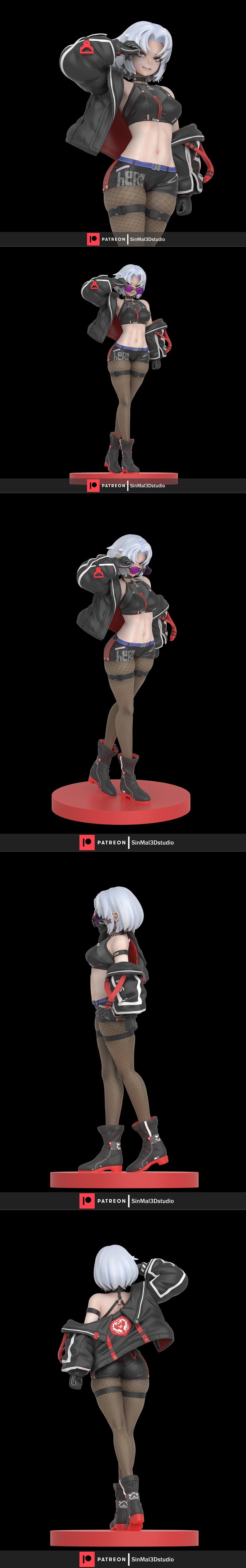 Sin3D工作室 - 尼克 - 德雷克 3D打印模型|Sin3Dstudio – NIKKE – Drake – 3D Print Model STL
