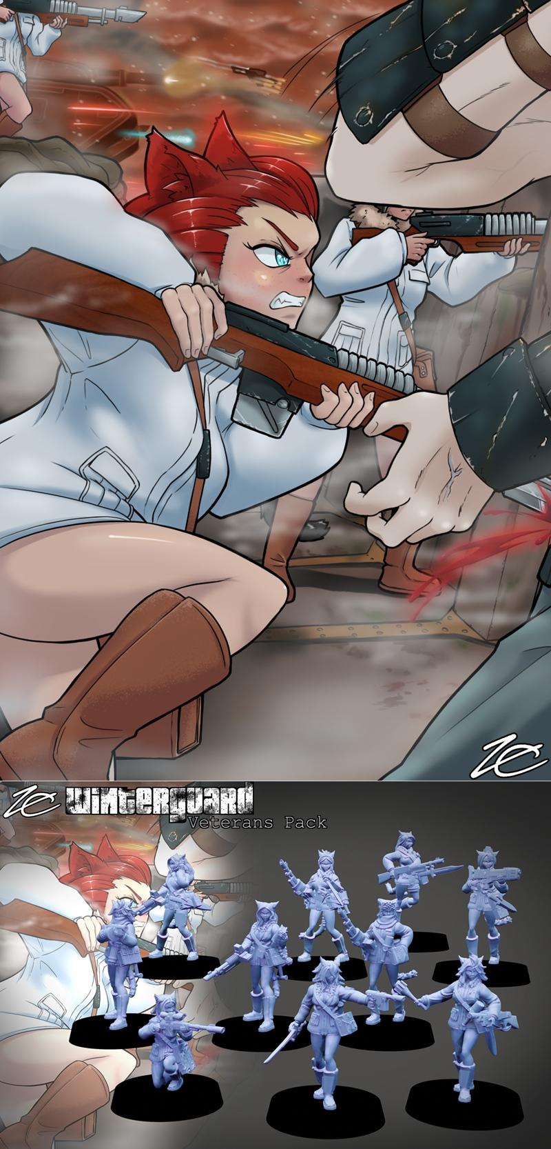 Nyokan冬季守卫者3D打印模型|Nyokan Winterguard Veterans – 3D Print Model STL