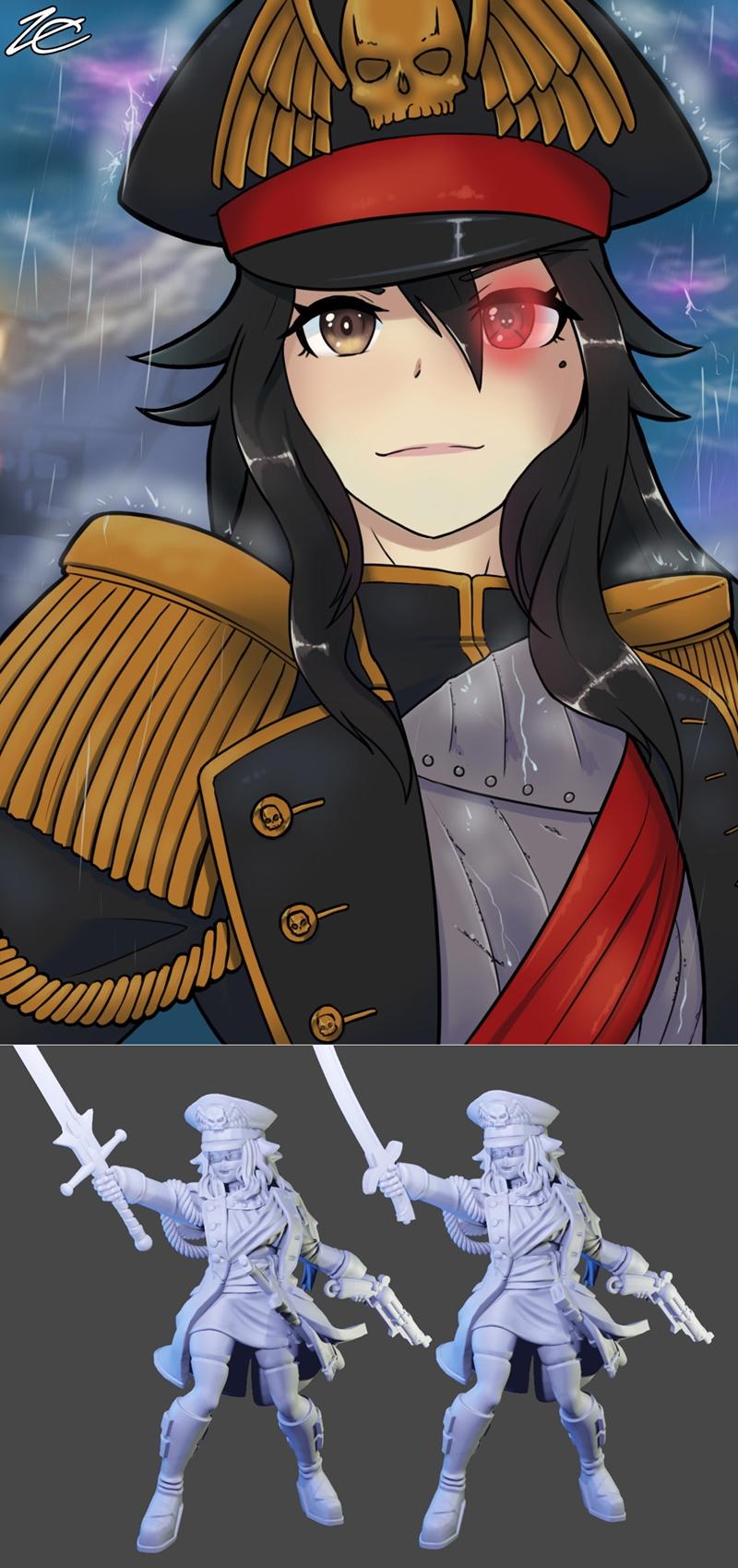 Azura 3D打印模型|Kommissar Azura – 3D Print Model STL