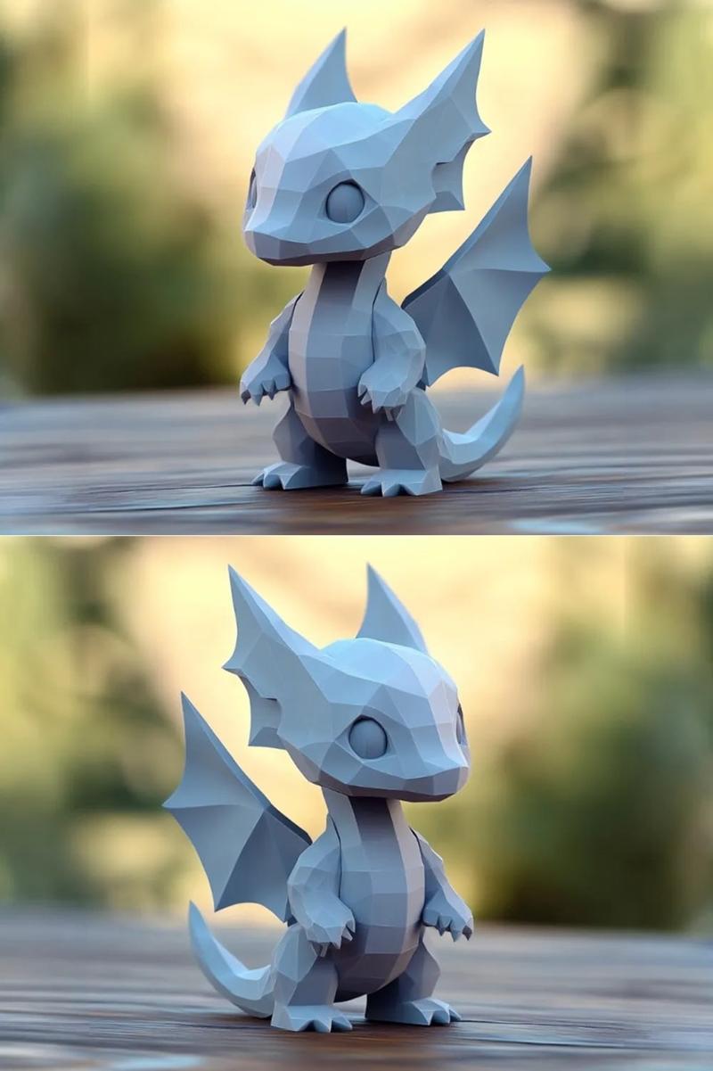 小龙玩具 - 3D打印模型|Little Dragon Toy – 3D Print Model STL