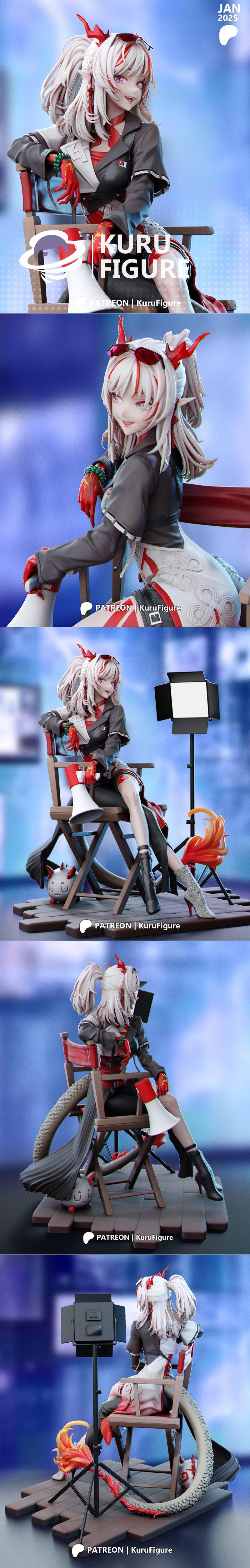 Kuru角色Nian 3D打印模型|Kuru Figure – Arknights – Nian – 3D Print Model STL