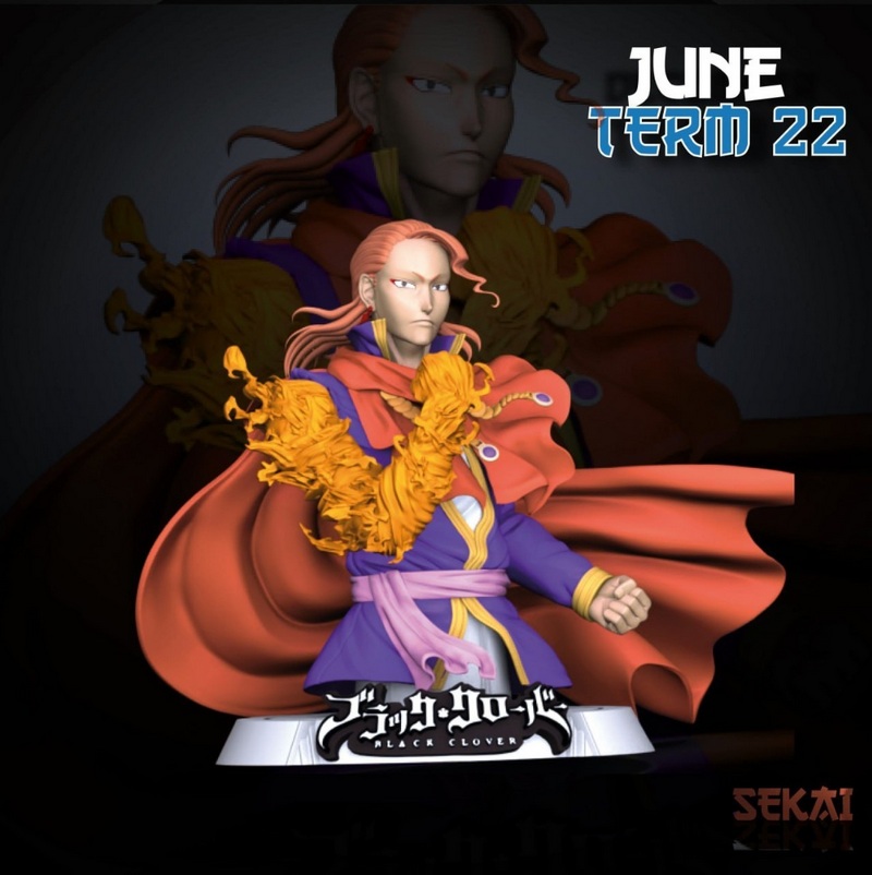 Sekai – Fuegoleon Bust – 3D Print Model