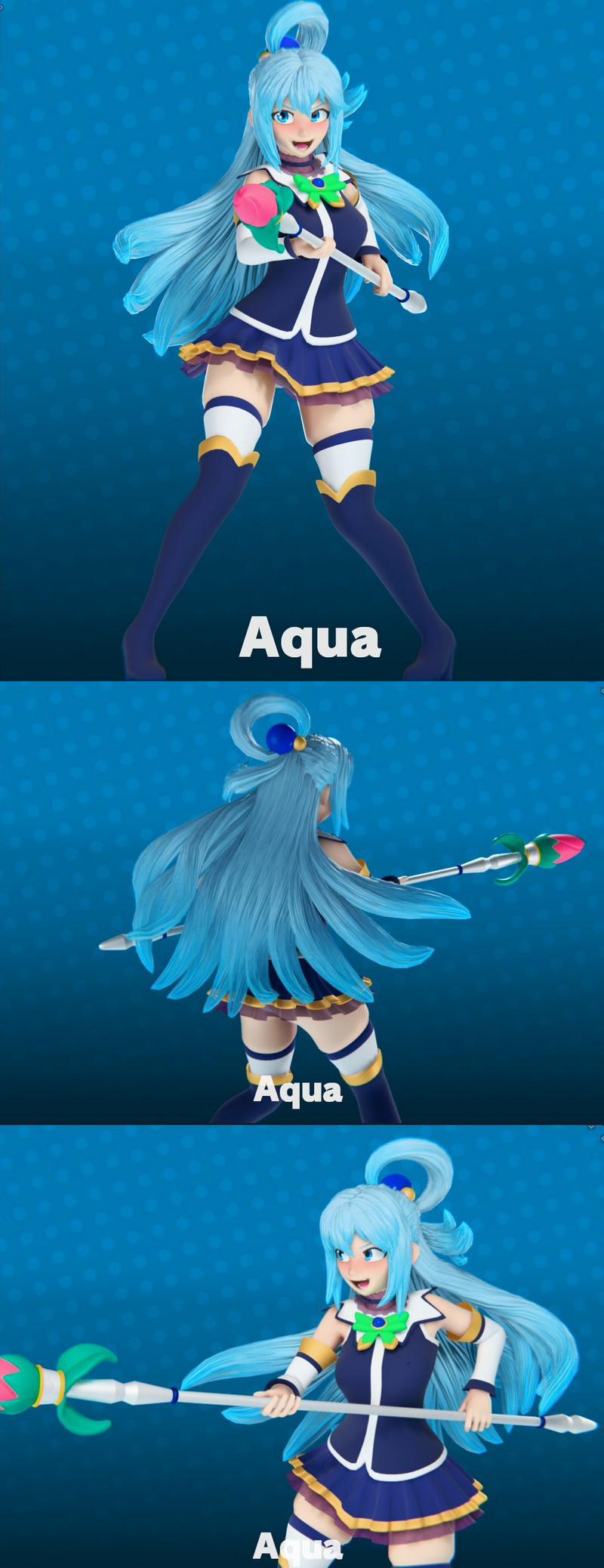 Aqua Konosuba – 3D Print Model
