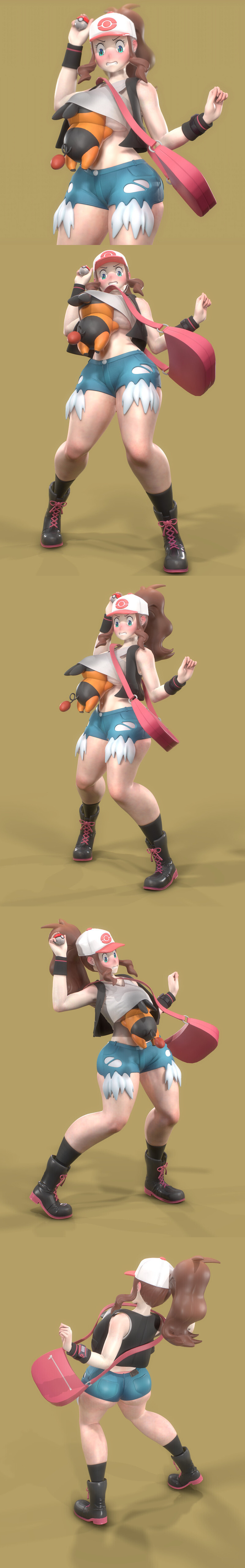 Touko and Pokabu – 3D Print Model