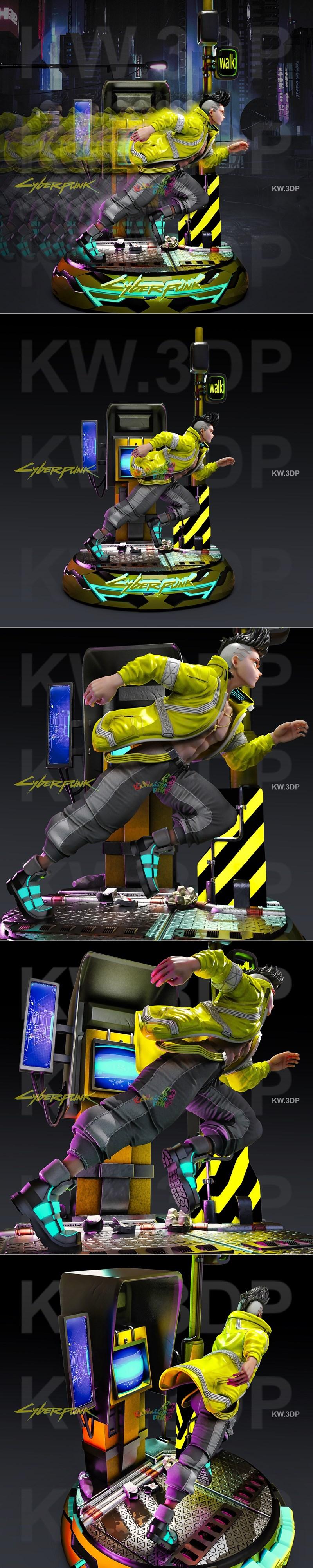 Cyberpunk David Martinez – 3D Print Model STL