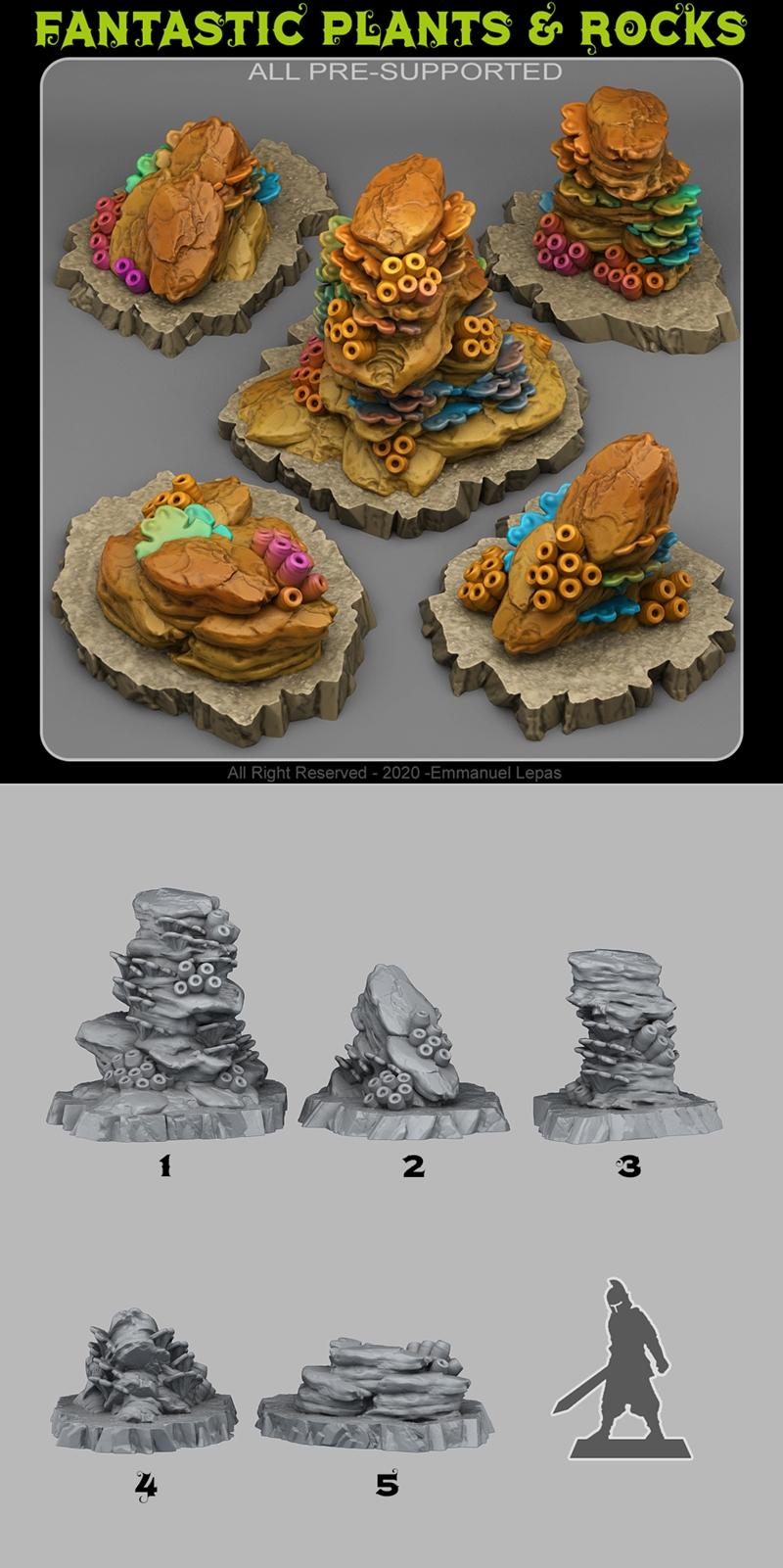 Underwater Coral – 3D Print Model STL