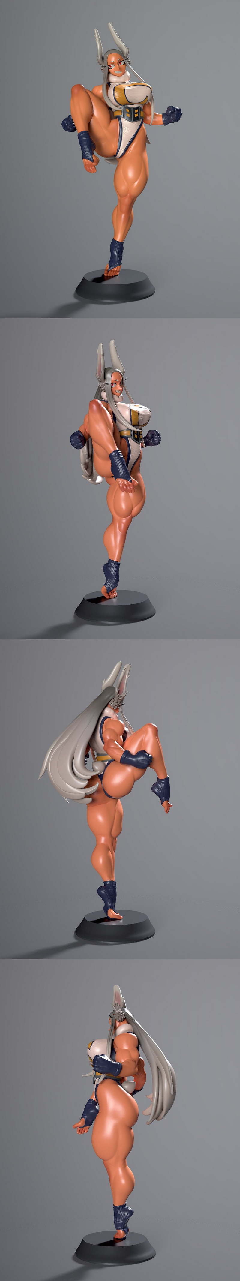 赫尔拉多塑形 - 米尔科抬腿 - 3D打印模型|Heraldo Sculpts – Mirko Leg Up – 3D Print Model