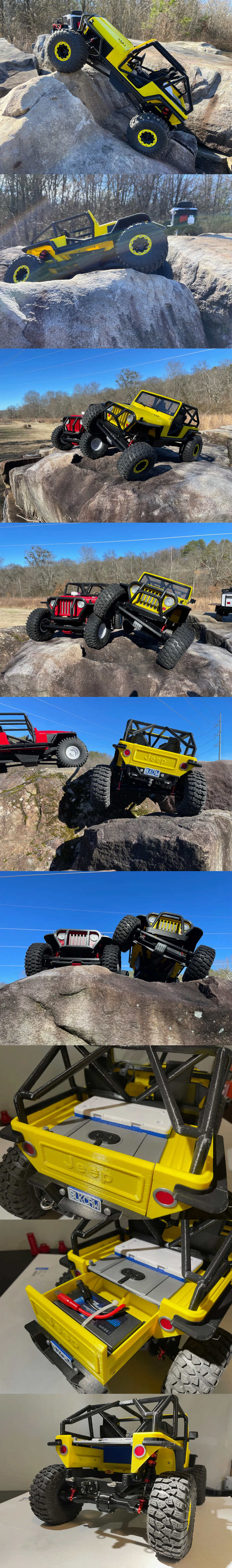 Thumper RC Car CJ7 Rock Crawler – 3D Print Model