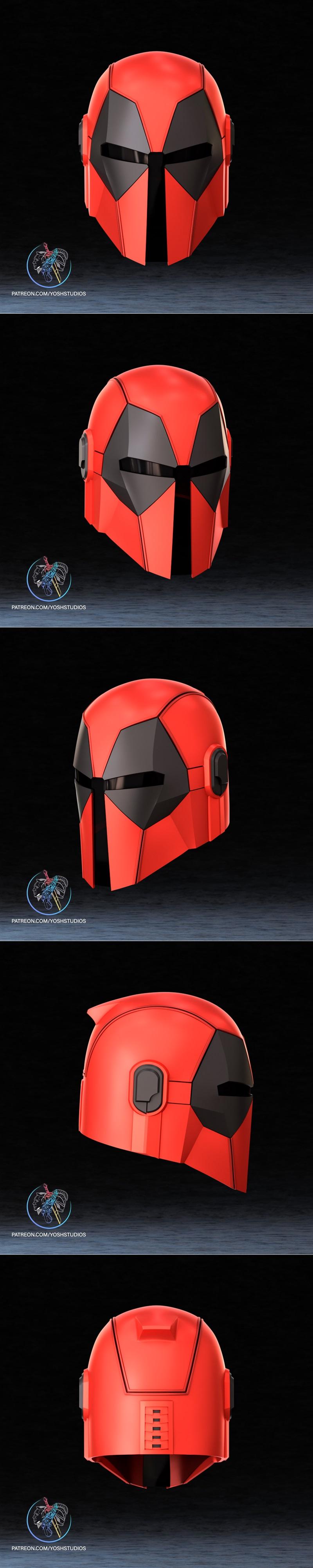 Mandalorian Deadpool Helmet – 3D Print Model STL