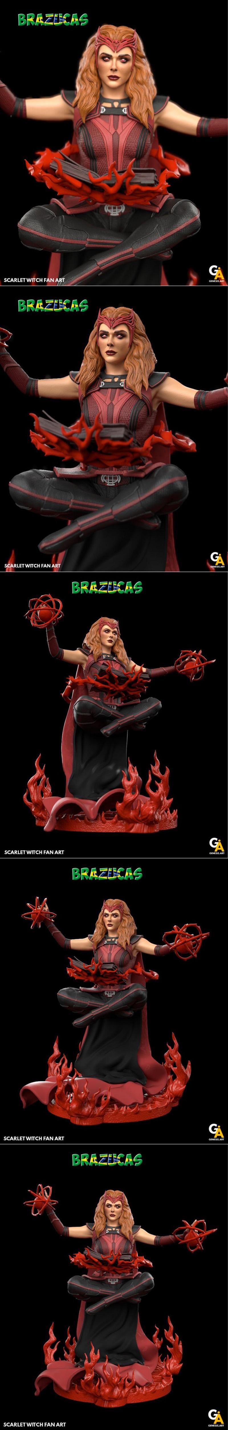 Scarlet Witch (Wanda Vision) Brazucasstl – 3D Print Model STL