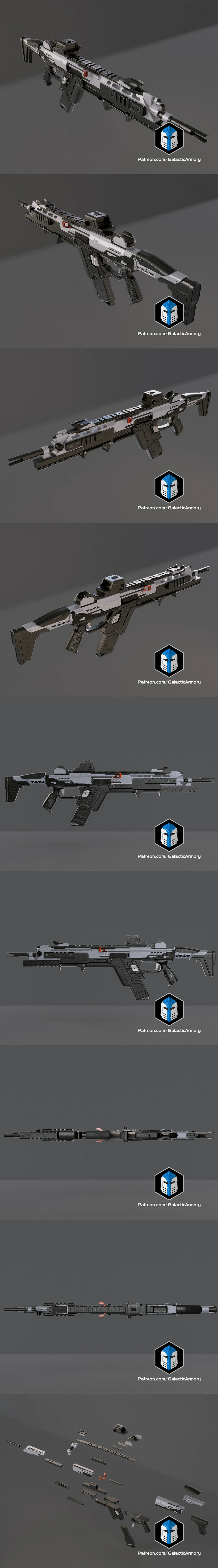 Titanfall – R-201 Rifle – 3D Print Model