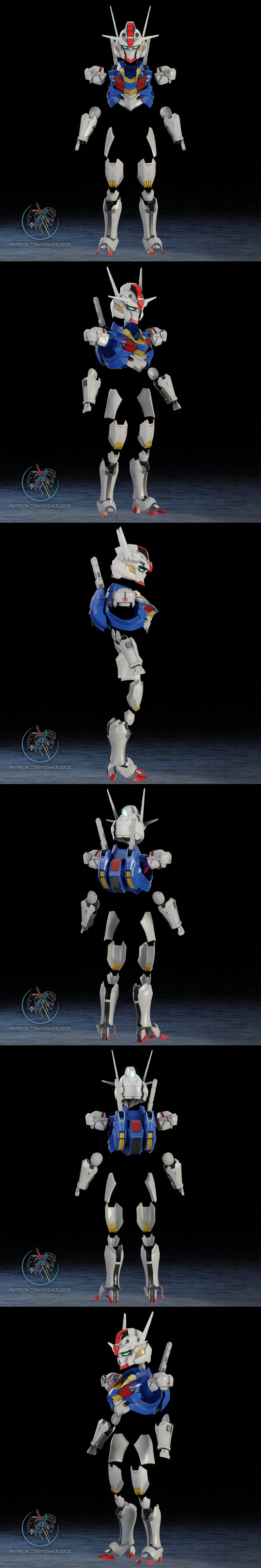 Gundam Aerial Armor – 3D Print Model