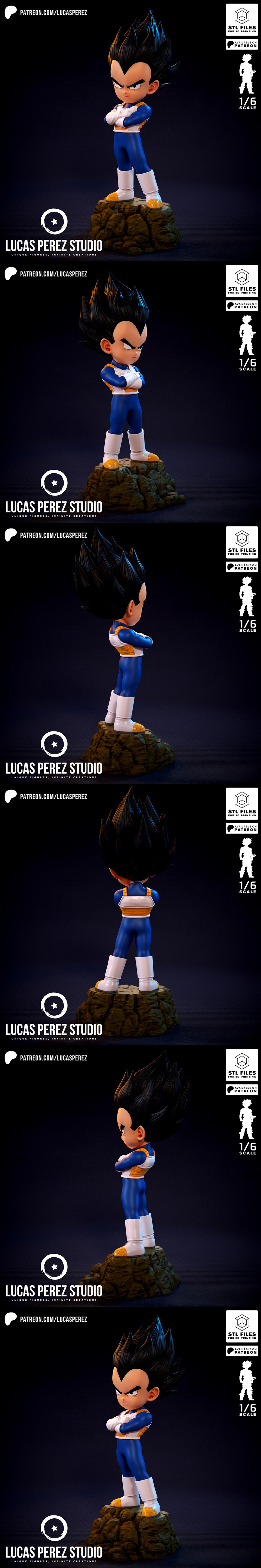 Lucas Perez Studio – Vegeta Daima – 3D Print Model