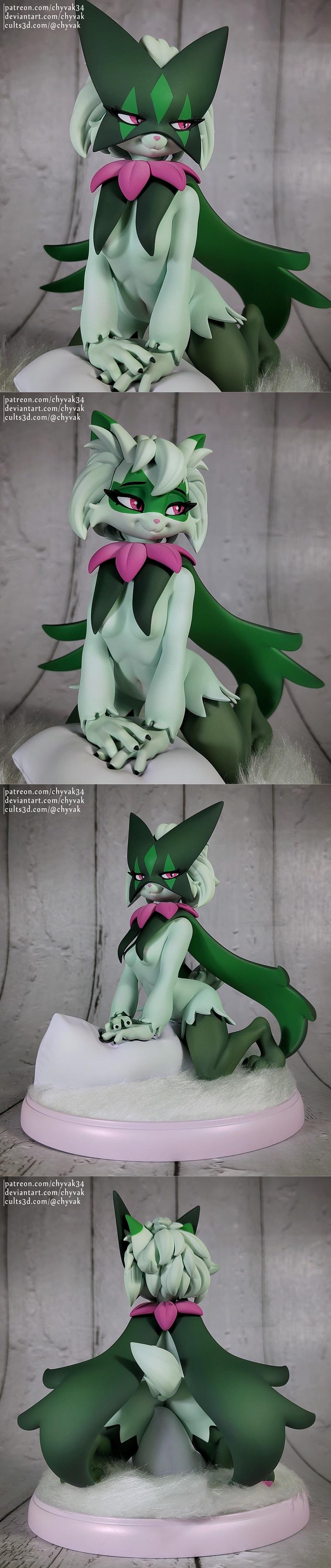 Meowscarada 2nd ver – 3D Print Model STL