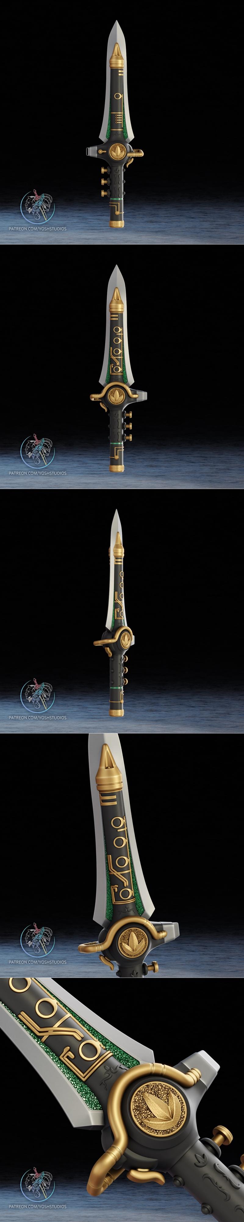 Green Ranger Dagger – 3D Print Model STL