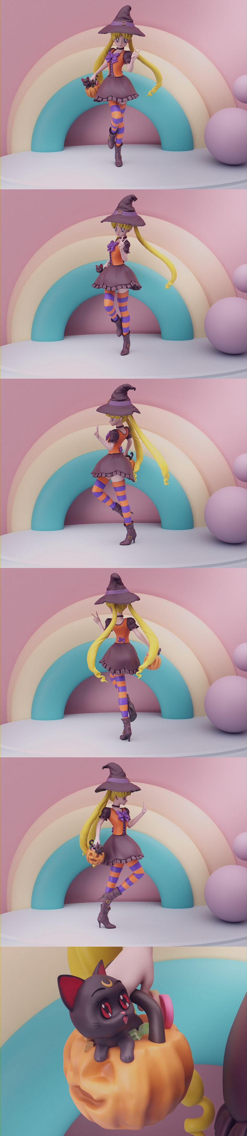 Usagi Witchcostume – 3D Print Model