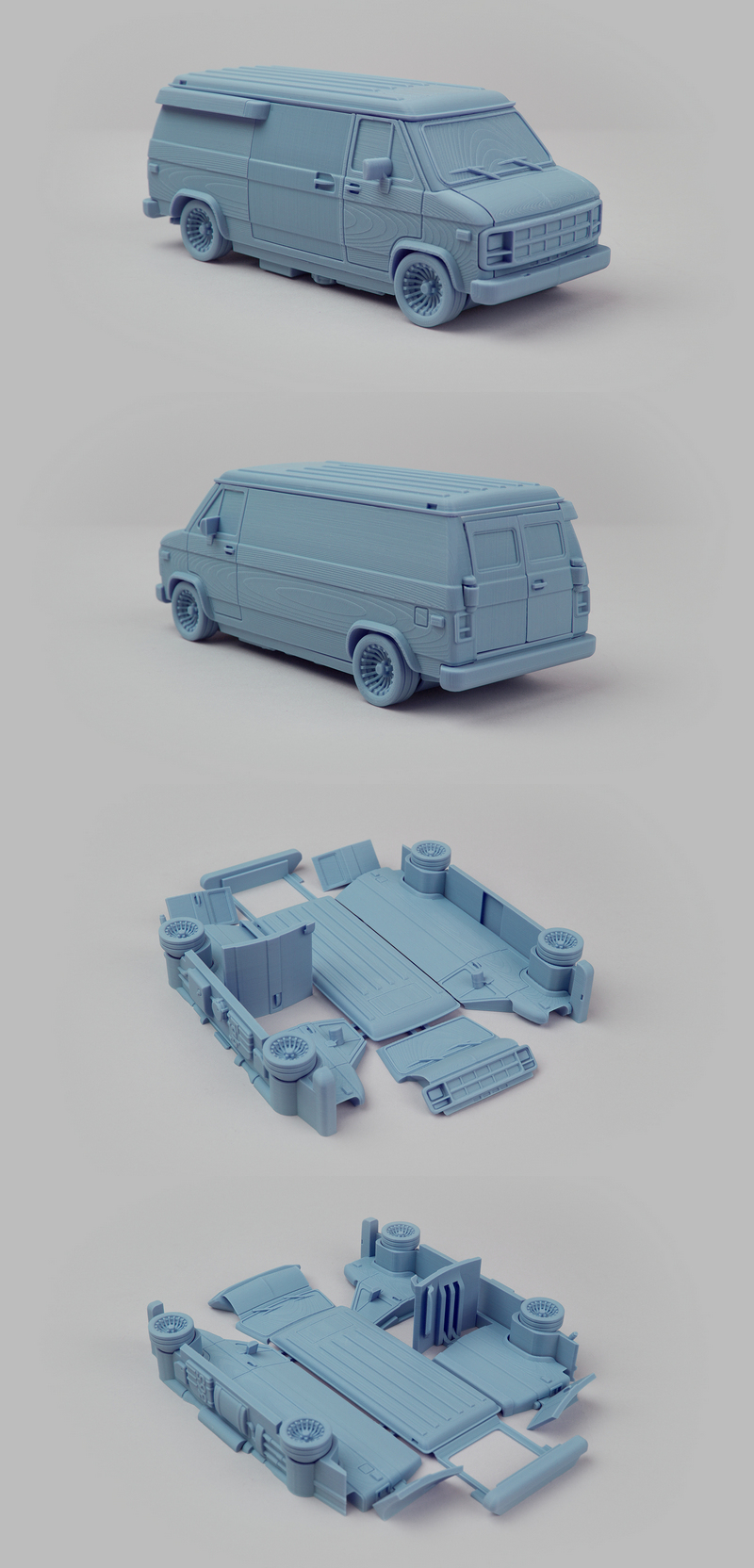 Foldable Van – GV (A-Team Van) – 3D Print Model