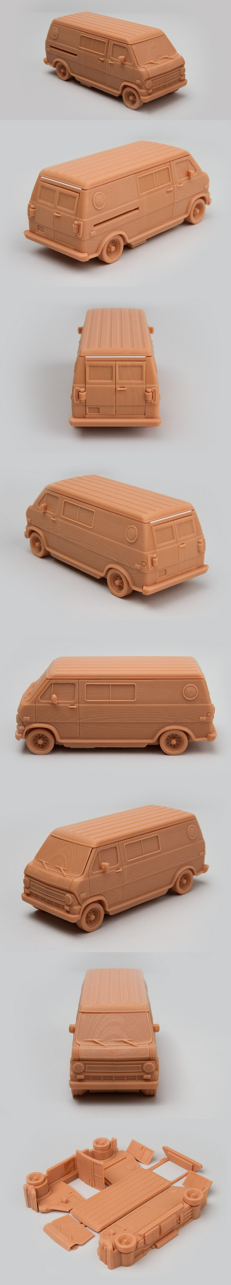 Foldable Van – FE – 3D Print Model