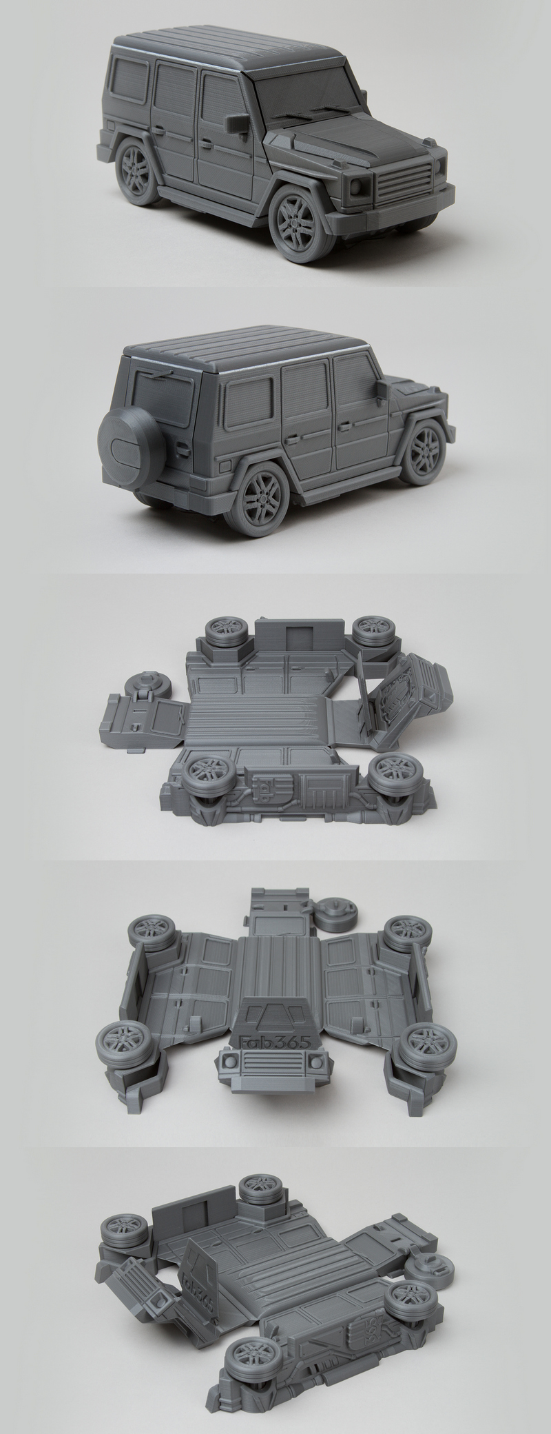 可折叠汽车 - 3D打印模型|Foldable Car – G – 3D Print Model
