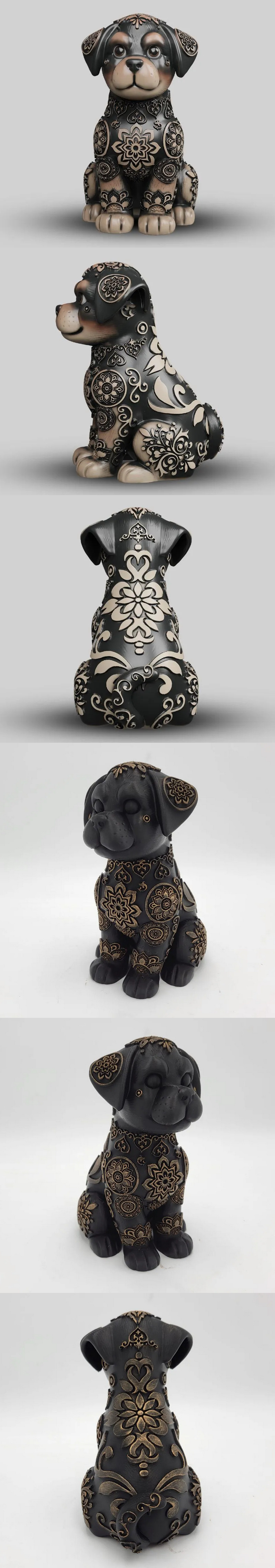 Ornamental Rottweiler – 3D Print Model